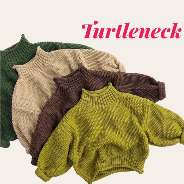 【取寄】turtleneck sweater＊