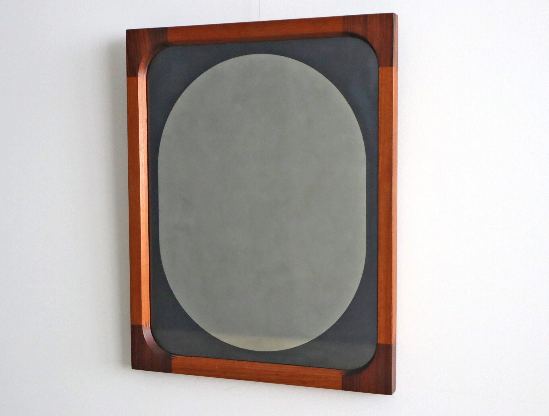 秋田木工 チーク＆ローズウッド ウォールミラー | fismic