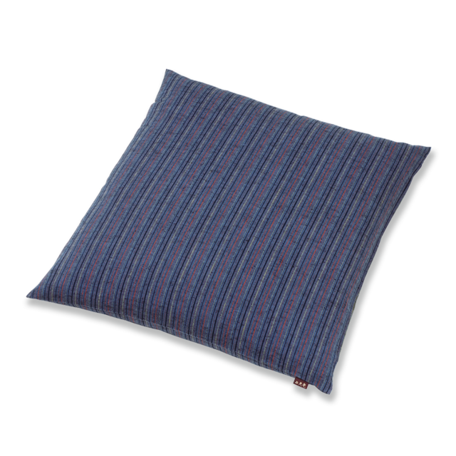 唐桟縞-とうざんじま-　座布団（カバーのみ）　BB（紺）50×50（クッション対応）