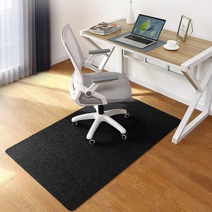 【努力特価】チェアマット 120×90cm 厚さ4 mm 床保護マット AYO(エイワイオー) 滑り止め ゲーミングマット 床傷防止マットパッド デスク キズ 凹み防止 セルフ粘着 騒音対策 床暖房対応 (ブラック)