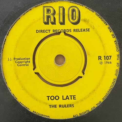 The Rulers ‎- Too Late【7-21152】