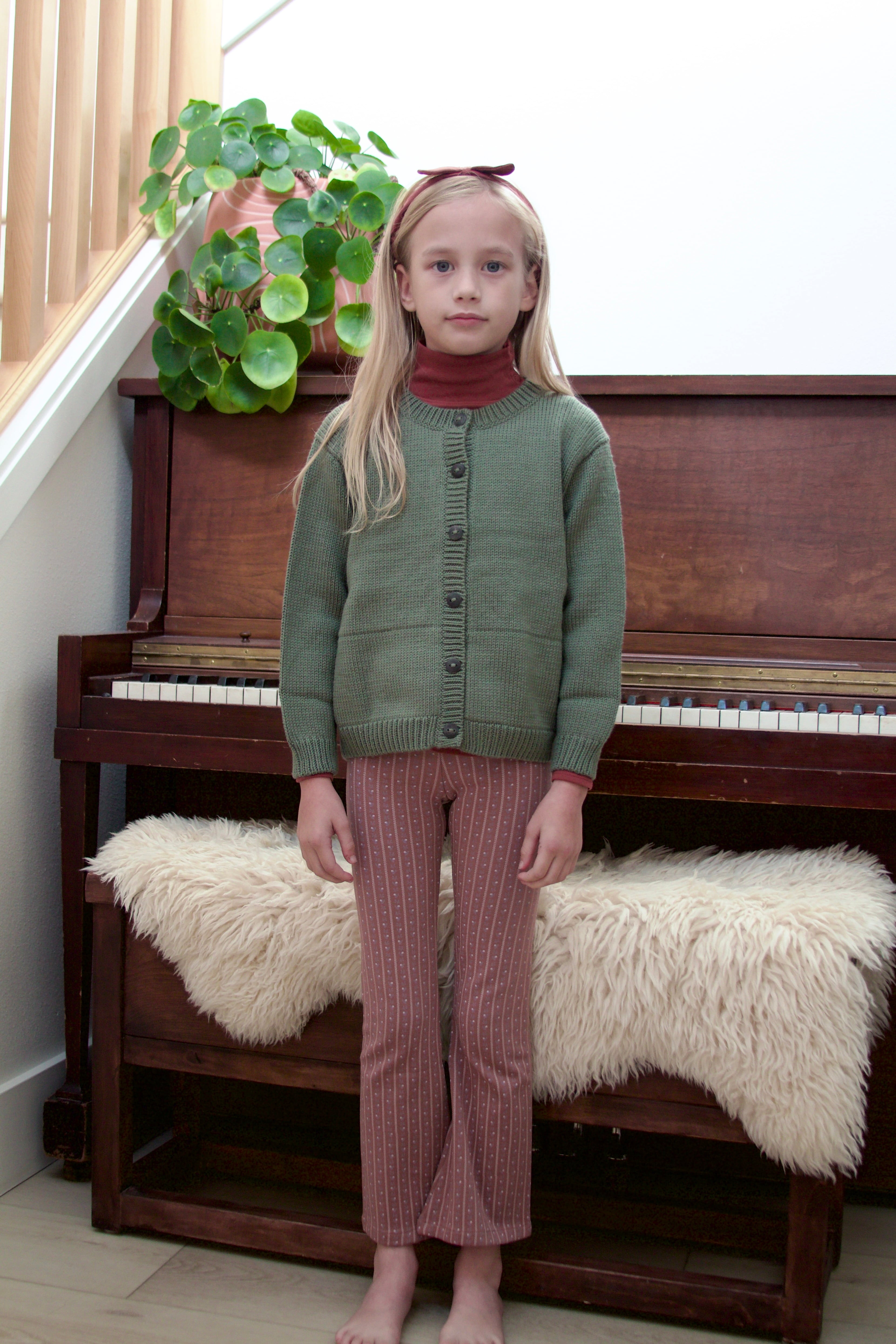 【即納】iver and isla / pima flare pant / wallpaper lace floral