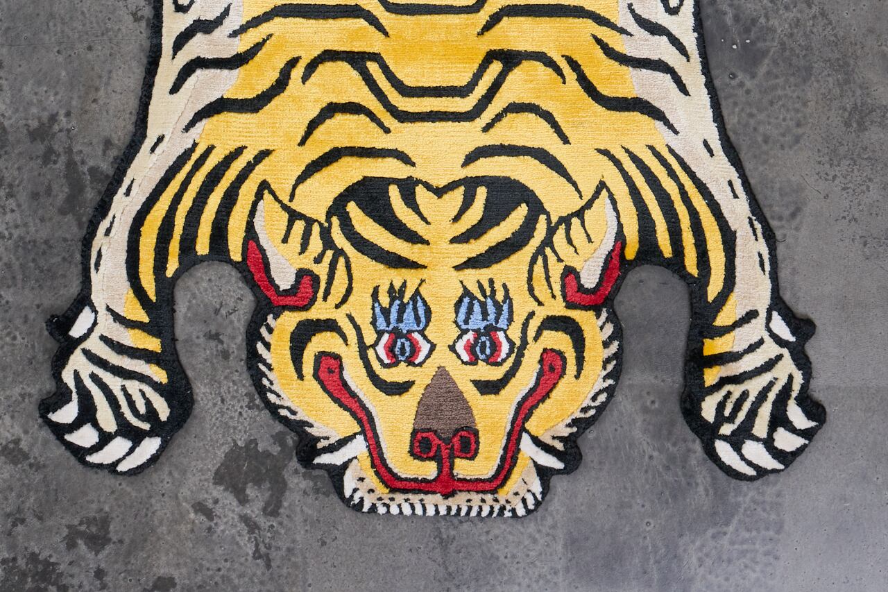 Tibetan Tiger Rug 《Sサイズ•シルク388》チベタンタイガーラグ