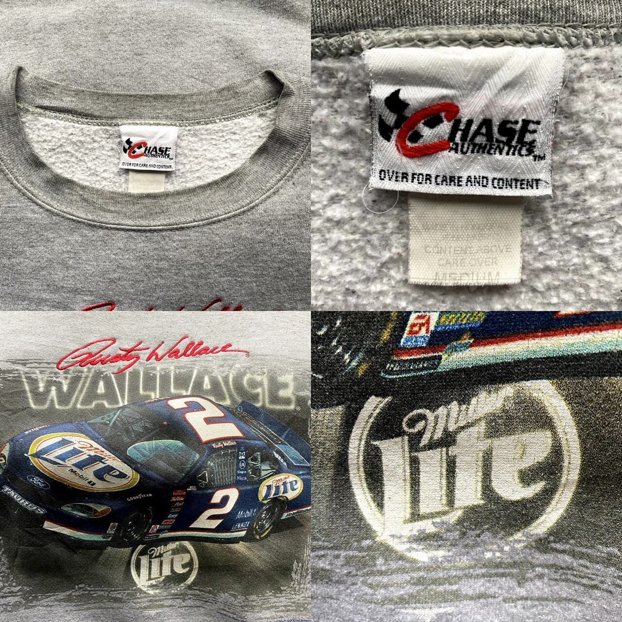 トップス《非売品》美品 NASCAR ナスカー 刺繍レーシングスウェット トレーナー
