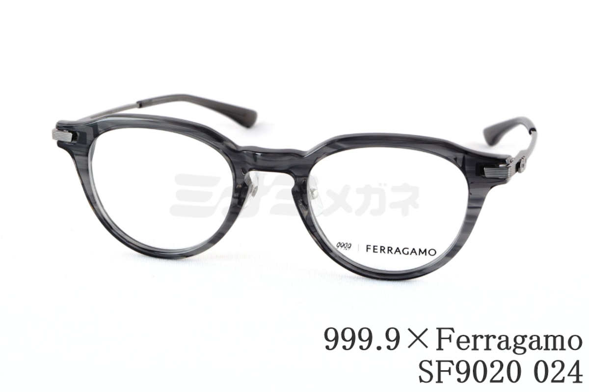 正規品 フェラガモ サングラス グレージュ オーバル ウェリントン