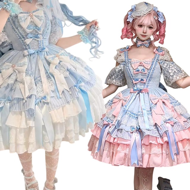 ドリームカラーマルシェロリィタドレスセットアップ