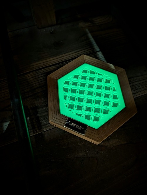 過保護なコースター「カホコ(大)」ヘキサコースター用コースター 単体使用ok