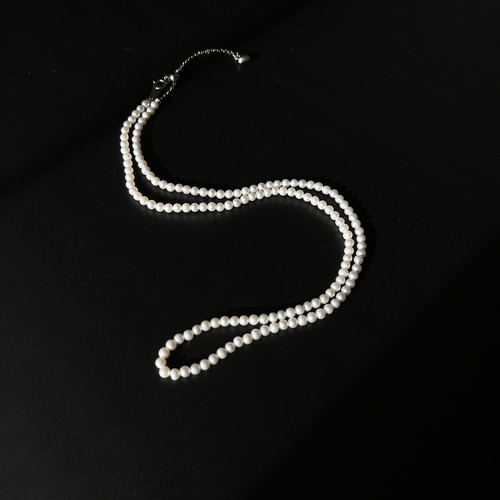 ６月の誕生石【淡水パール ネックレス】S925ベビーパール アクセサリー