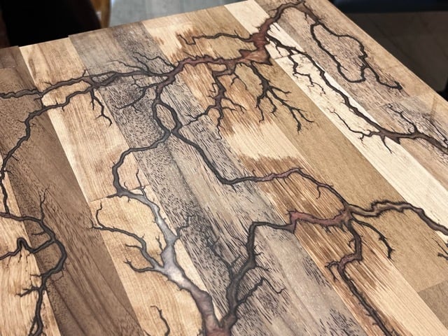 リヒテンベルク_600×485×26_浅草本店_テーブル天板/レジン加工 C2118