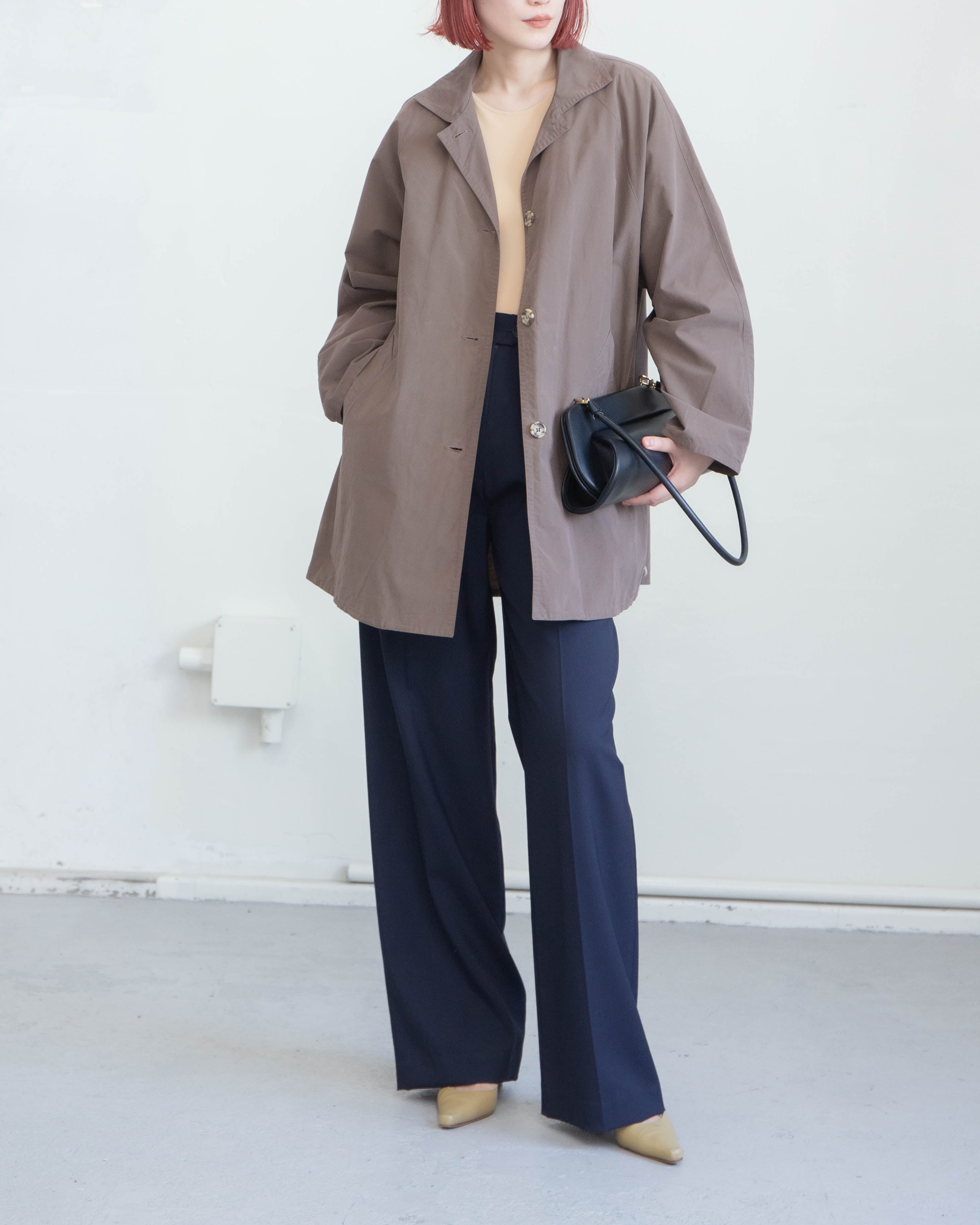 1980s ramowear - side lace-up coat | LUIK FINN