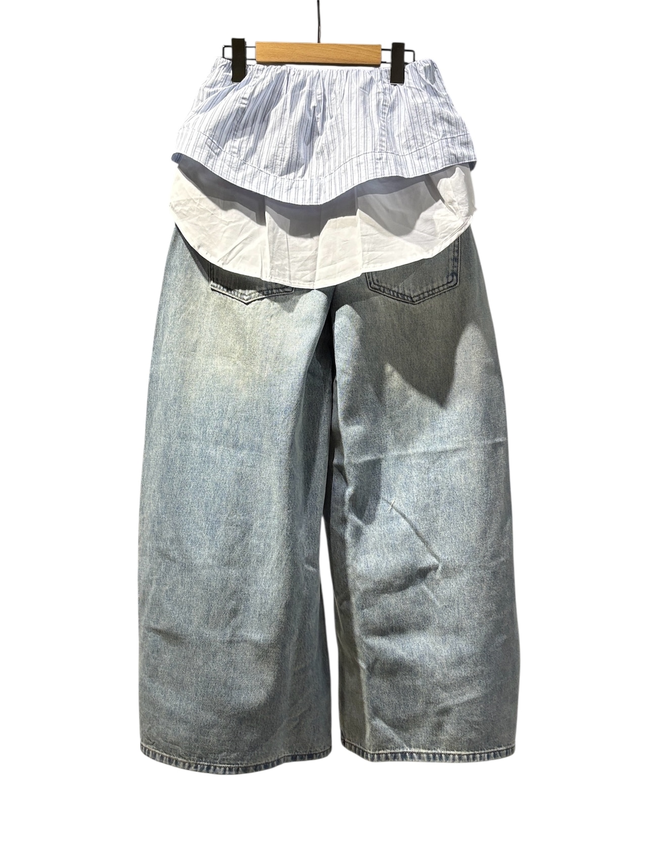 【26SS】Feng Chen Wang フェンチェンワン / 2 In 1 Deconstructed denim trousers - 2