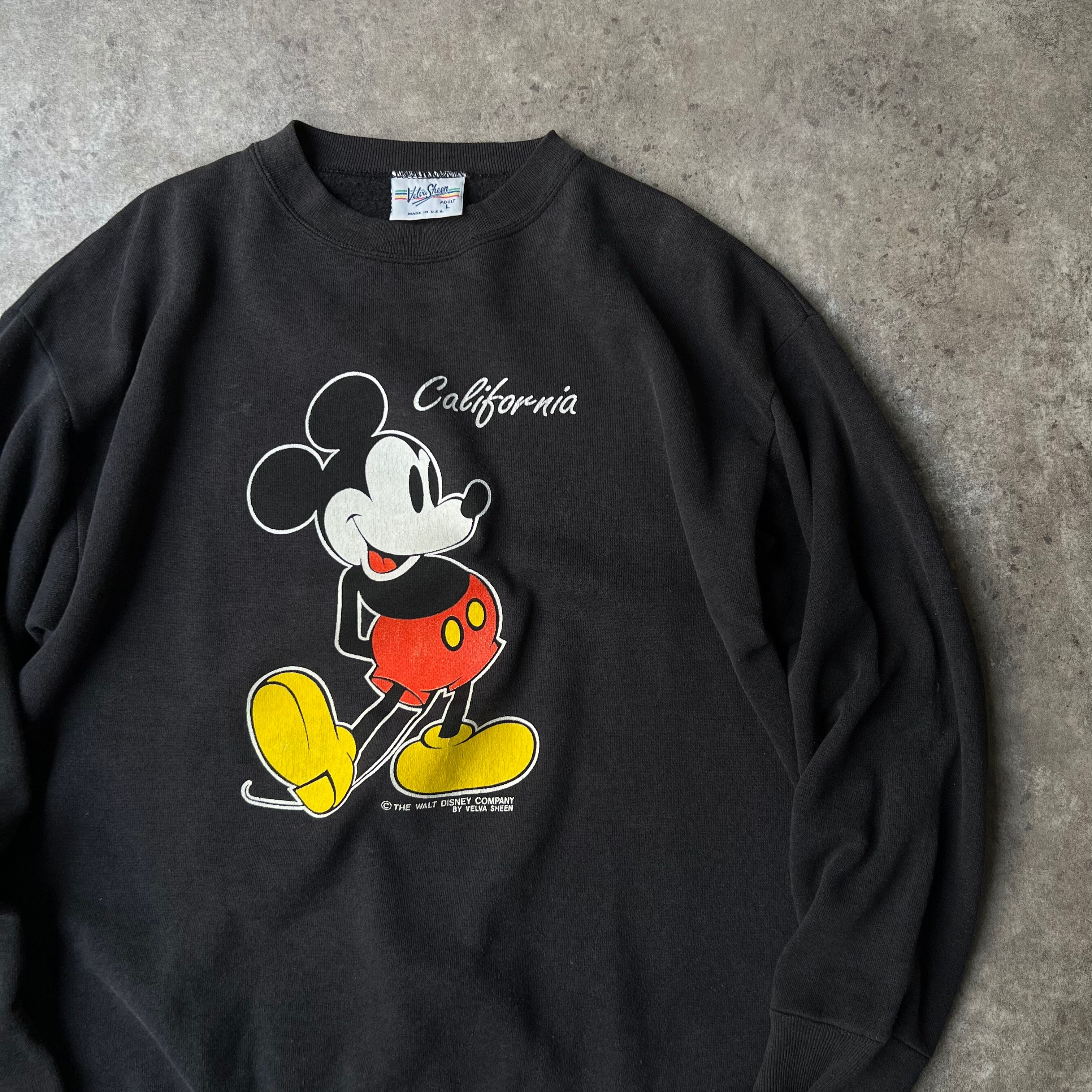 Velva Sheen MICKEY sweat shirt 90s | SHINO