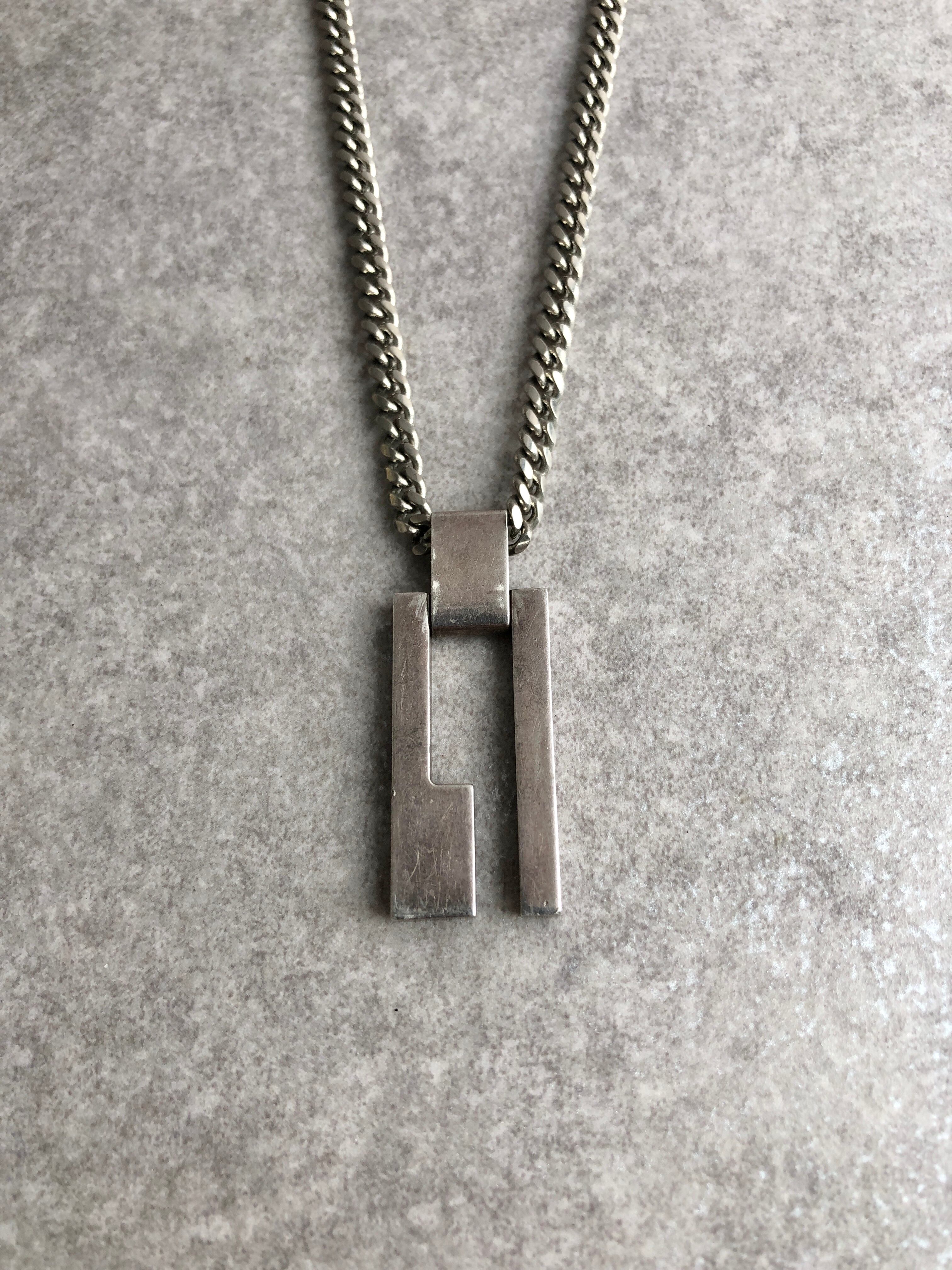 GUCCI グッチ ネックレス シルバー Gモチーフ 925 vintage