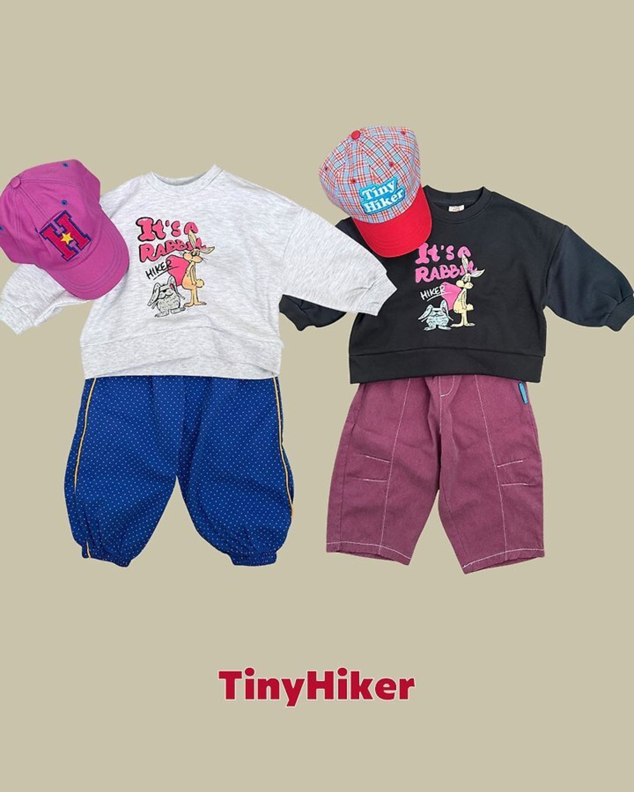 韓国子供服 / TinyHiker / 26Autumn / ナナ ドット柄 パンツ / 秋服 *XS~XL *