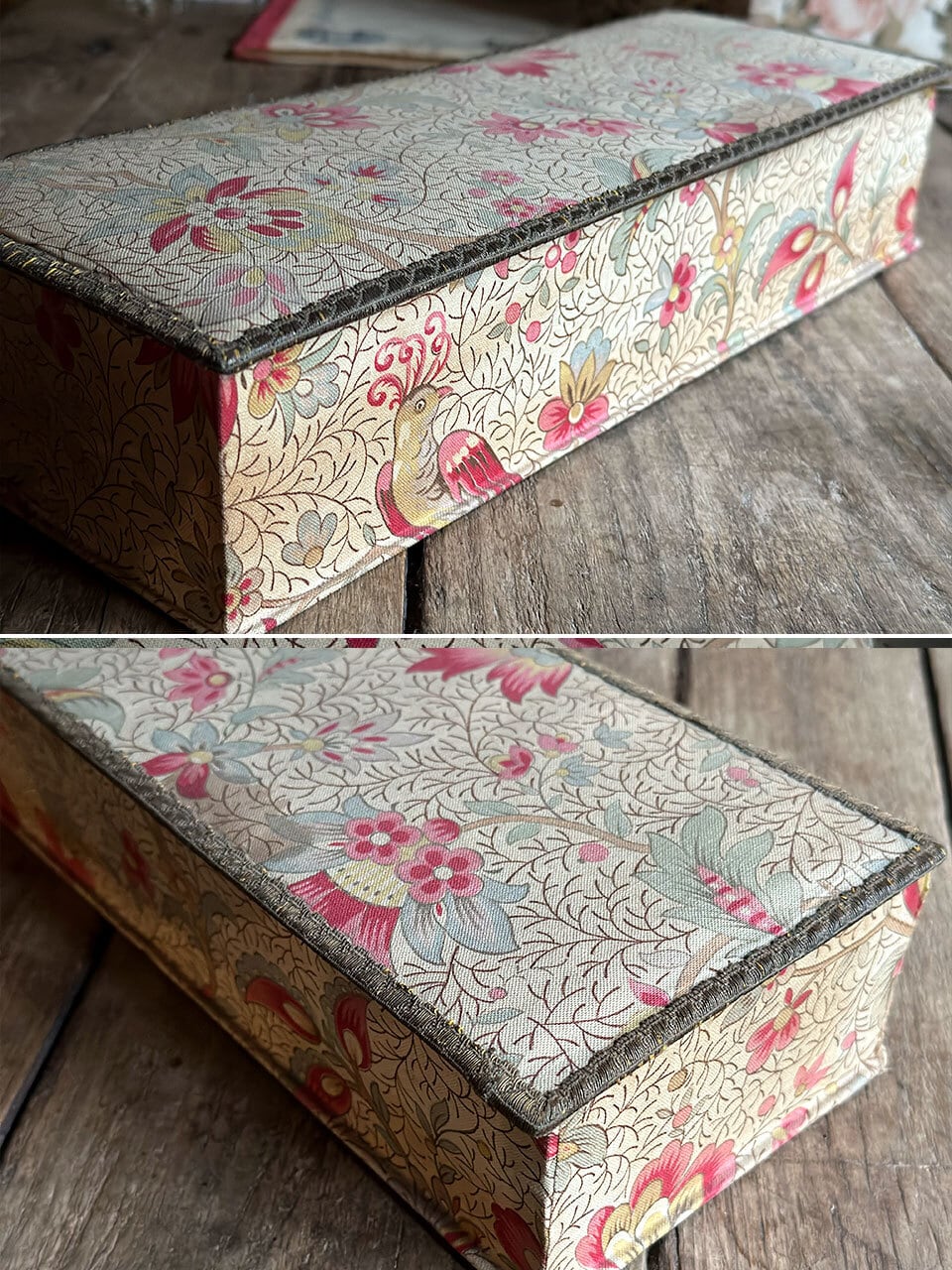 花柄 カルトナージュ | Brocante de La Cocotte （フランス
