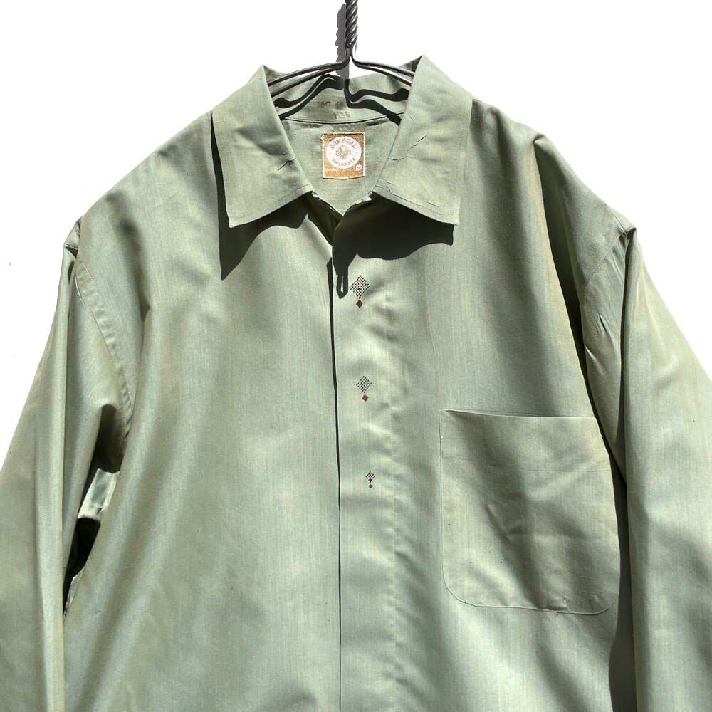 60s〜 donegal vintage open collar shirt 60s〜 donegal vintage open collar shirt 60s〜 donegal