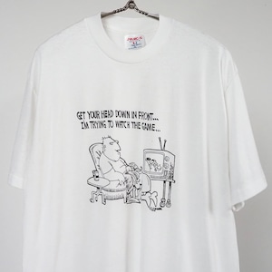 80’s Funny Print Vulgar Sex T-Shirt XL TeeJays USA製 ファニープリント エロTシャツ