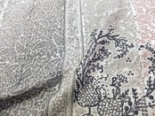【受注商品】Rumi Rockきもの「木版更紗」生成り赤　[A727]