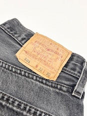 00s Levi’s 501 BLACK DENIM PANTS MADE IN USA Size W32L30→W30.5L29