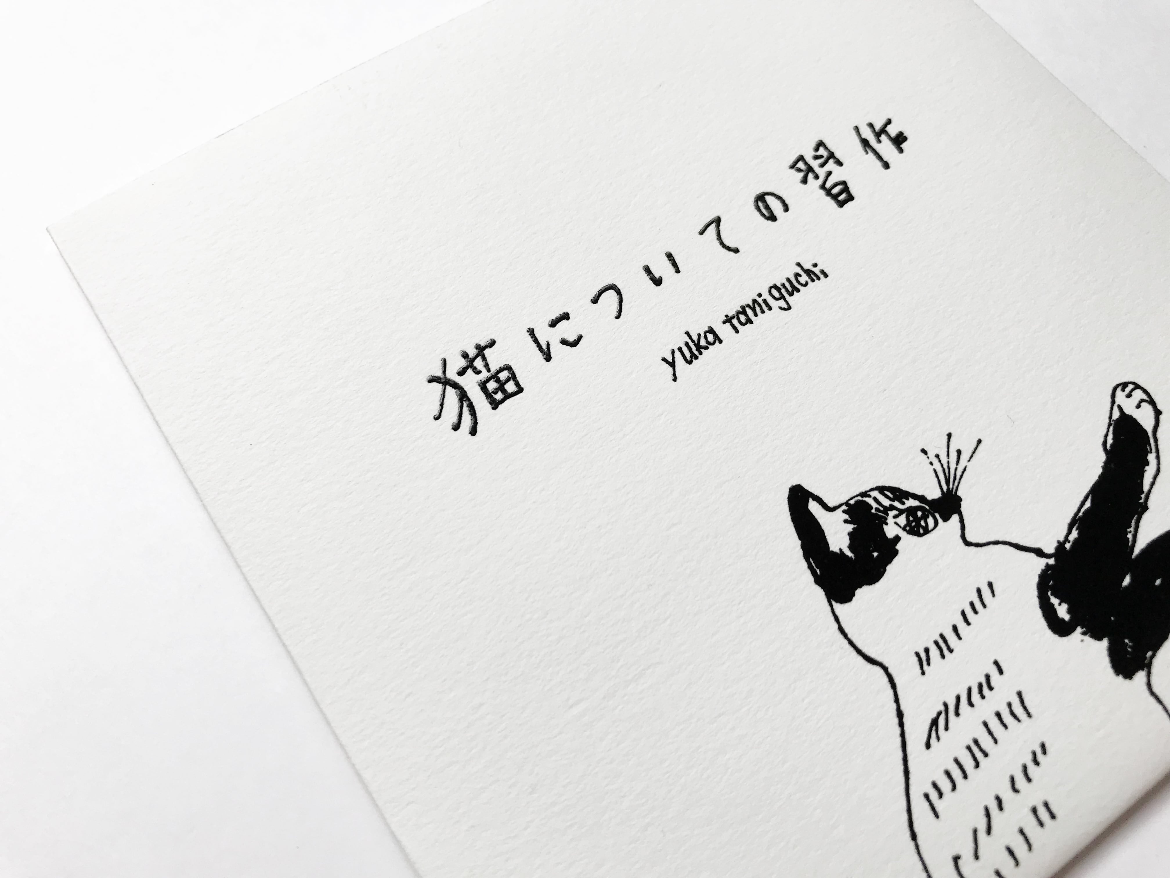 CD album「猫についての習作」/ yuka taniguchi | 符音