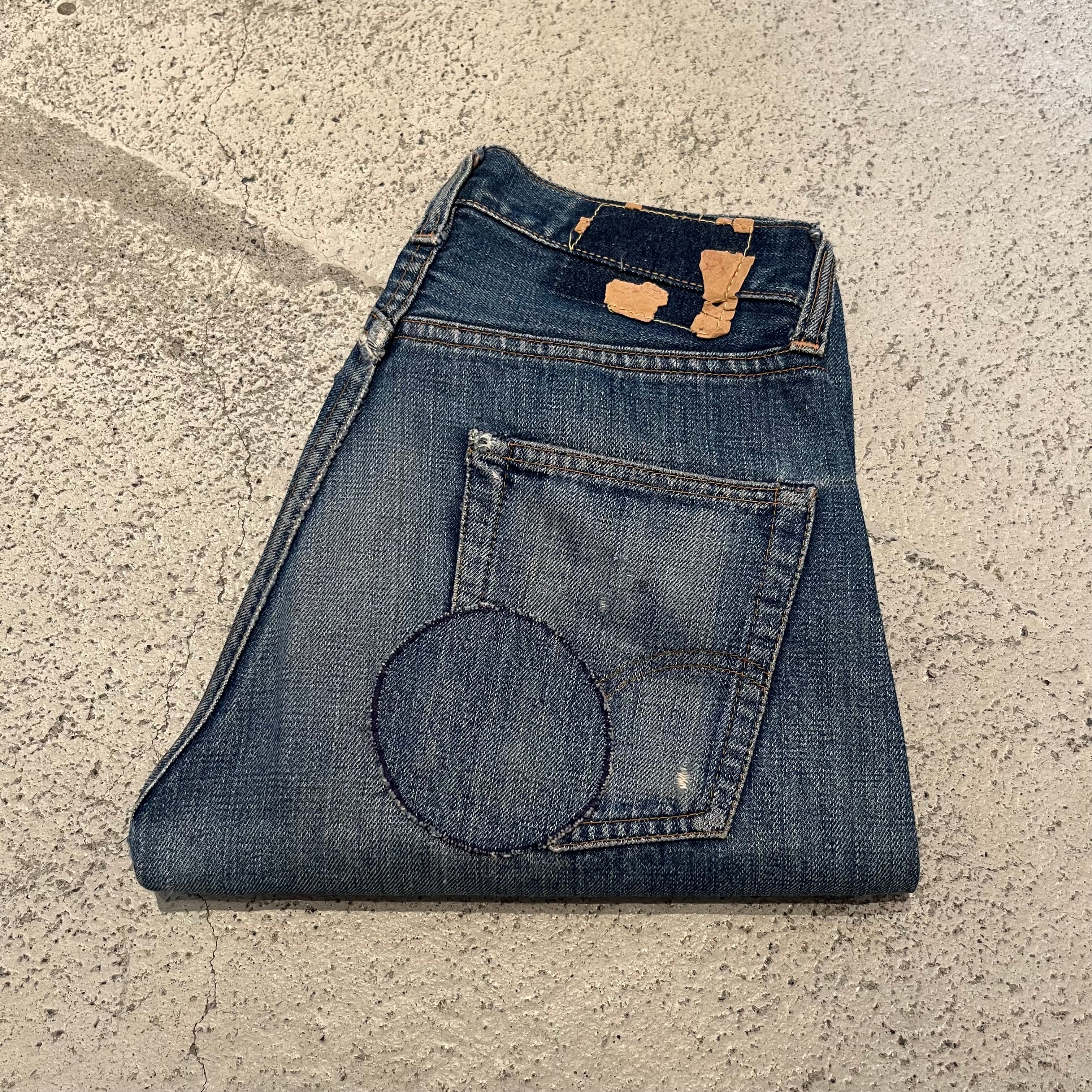 97 Levi's 505 Hand Paint 32×30 USA MADE リーバイス | palette_kamakura