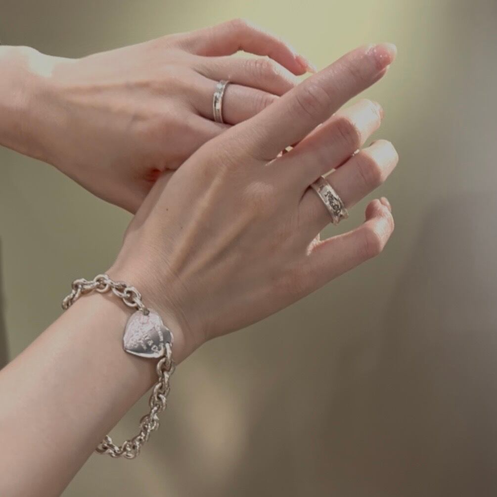 TIFFANY&CO】 【14号 】2419 T&CO ナローシルバー925ヴィンテージ