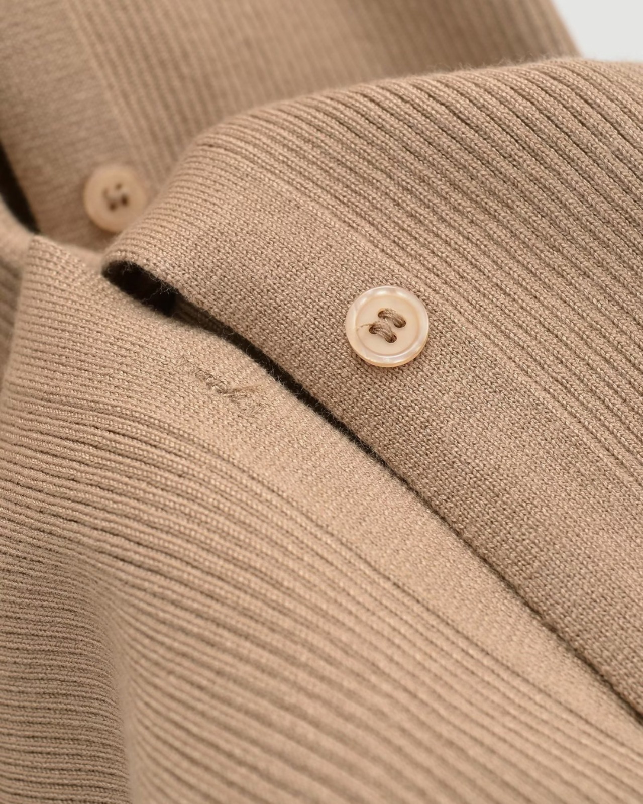 Vネックボタンリブニットワンピース 4color A0693 - 15