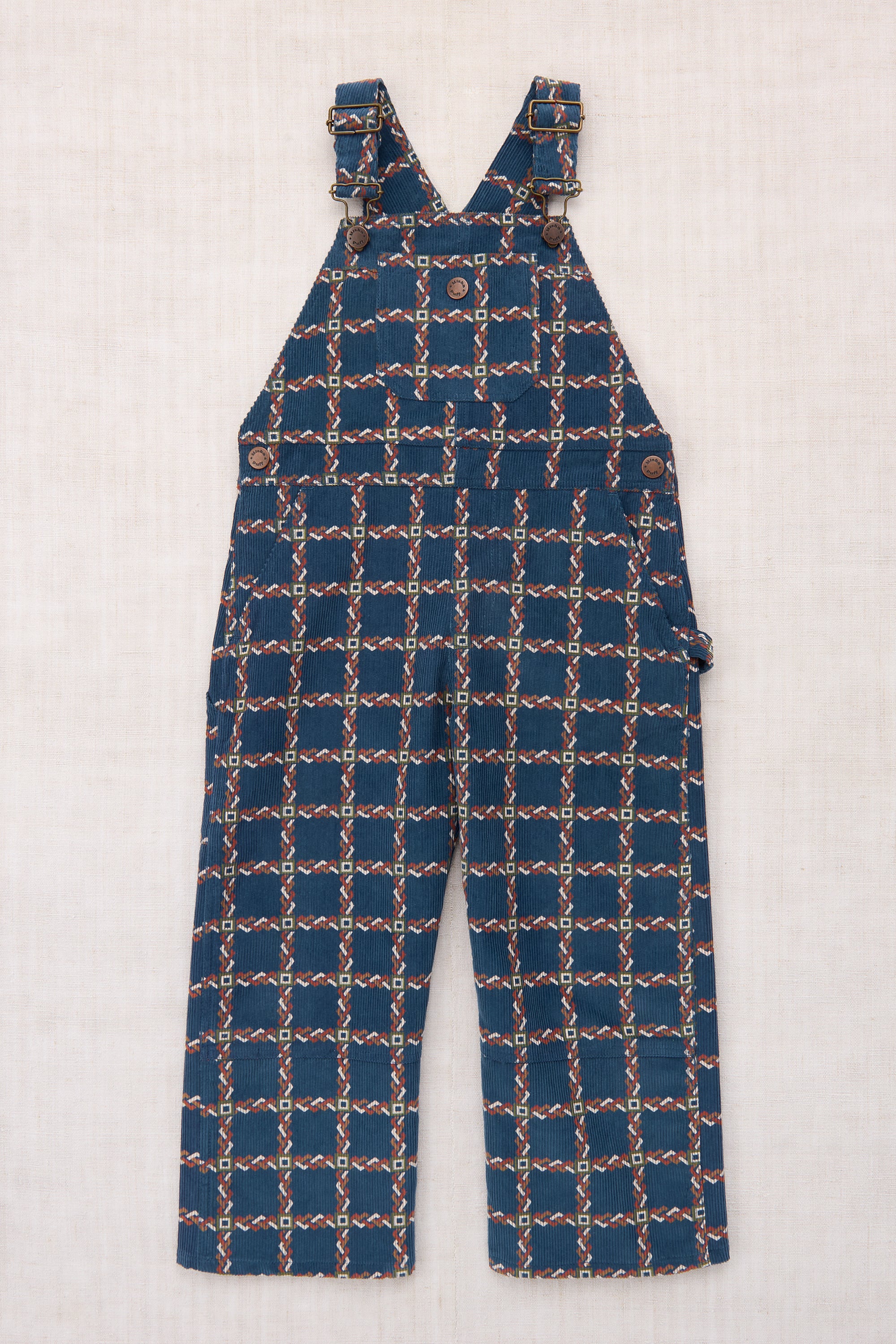 【MISHA & PUFF】26 Fall Drop2 / CORDUROY CARPENTER OVERALL / MARINE BLUE PORTICO