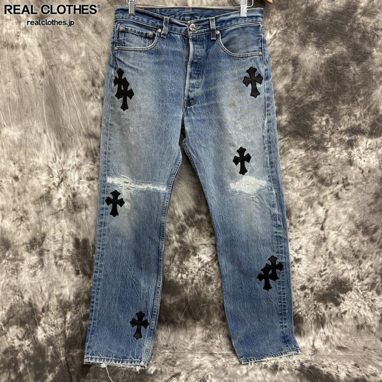 CHROME HEARTS×LEVIS/クロムハーツ×リーバイス 501 クロスパッチ 