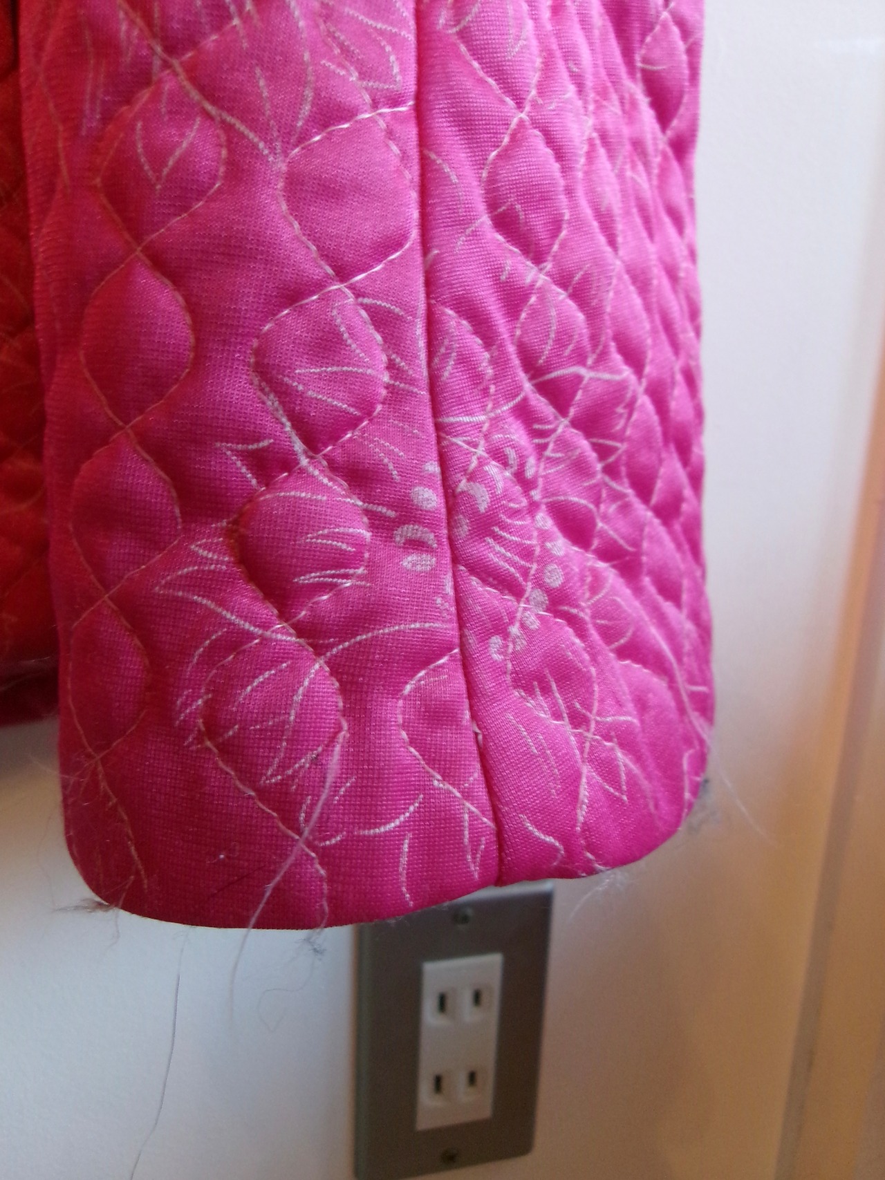 Quilting long gown Made in France