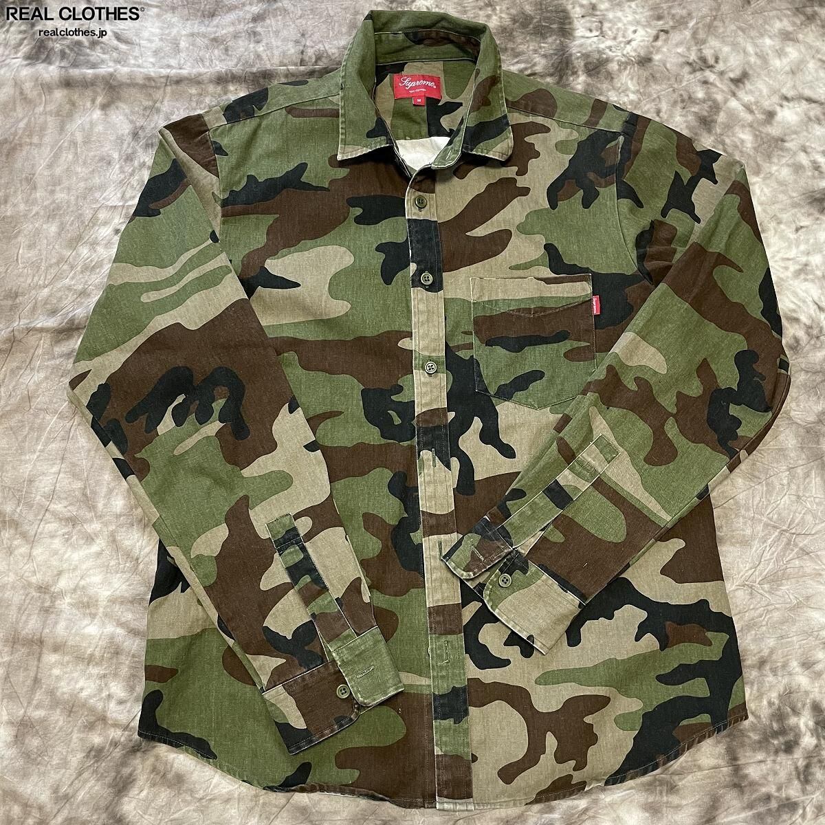 Supreme/シュプリーム【16AW】Woodland Shirt Camo Shirt カモ柄