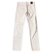 R.NEWBOLD アールニューボールド 革ラベル デニムパンツ カラーパンツ L/ホワイト メンズ