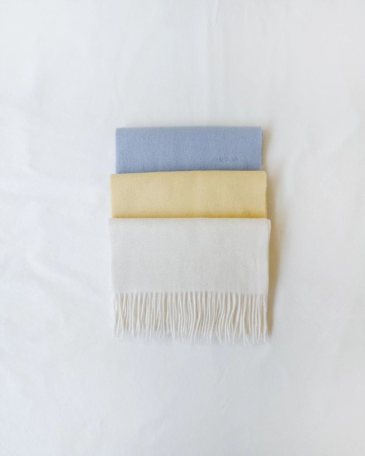 (予約) ounce / Pure wool muffler 3color