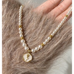 vintage gradation pearl necklace