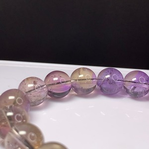 no3アメジスト・アメトリン・シトリン★グラデーションブレスレット