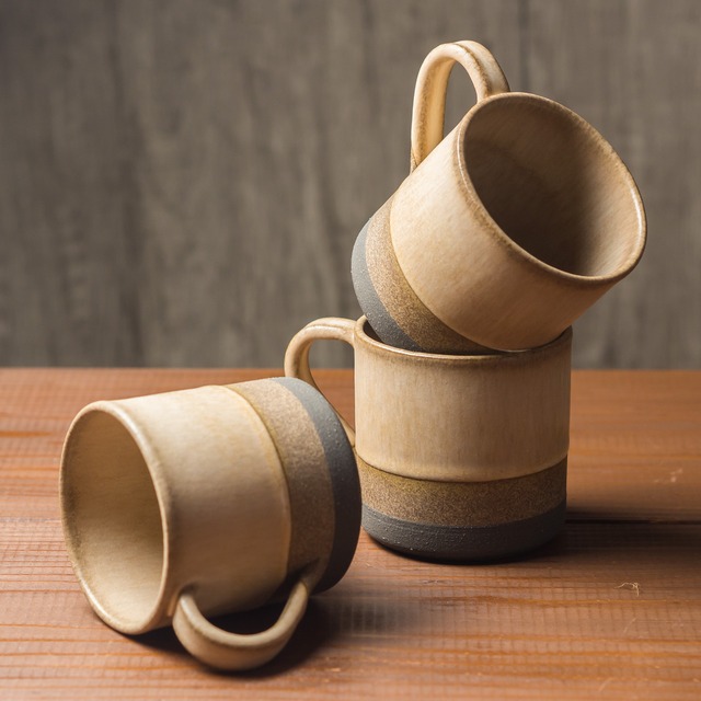 ルポ 切立マグカップ wb（コーヒーカップ）／祐山窯（正陶苑）