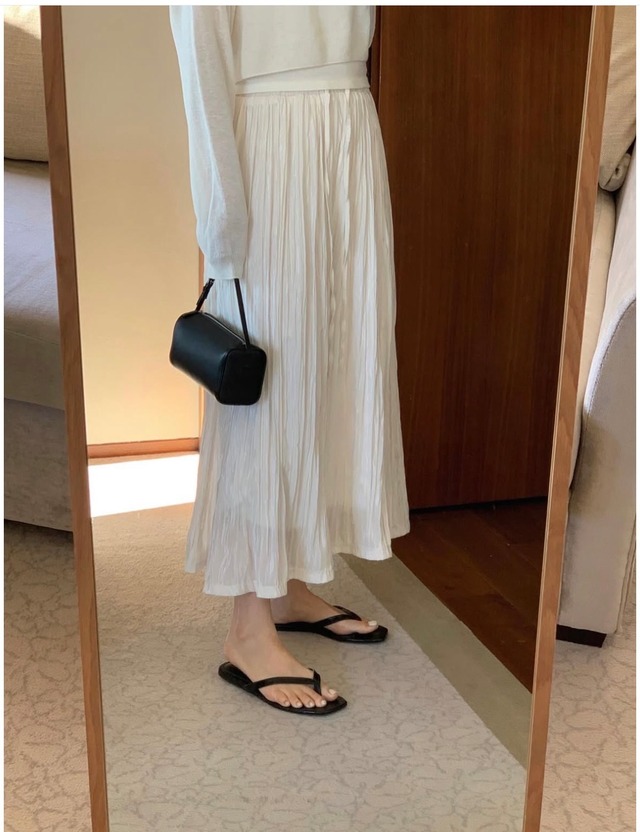 (LITER) baby button linen  knit / 2 color