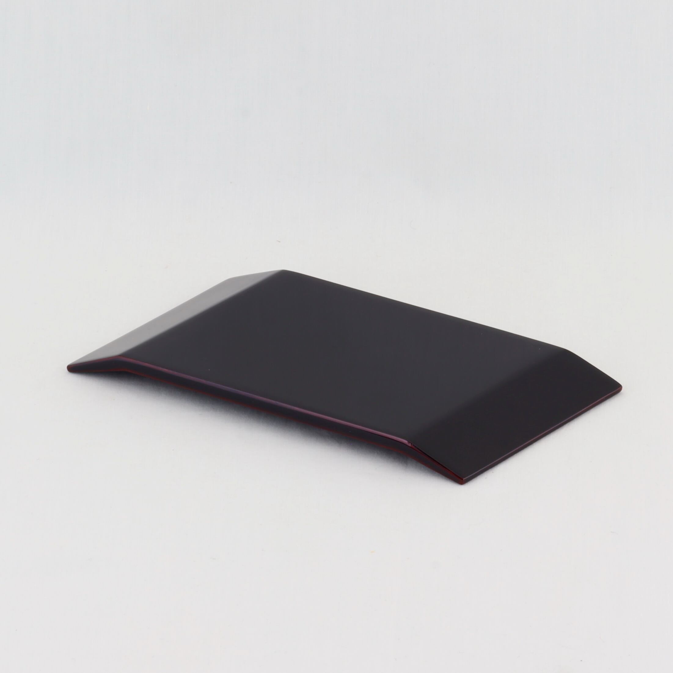 1508 輪島塗 銘々皿／折れ形／溜塗／小華沈金／五枚組 | 輪島塗 加藤