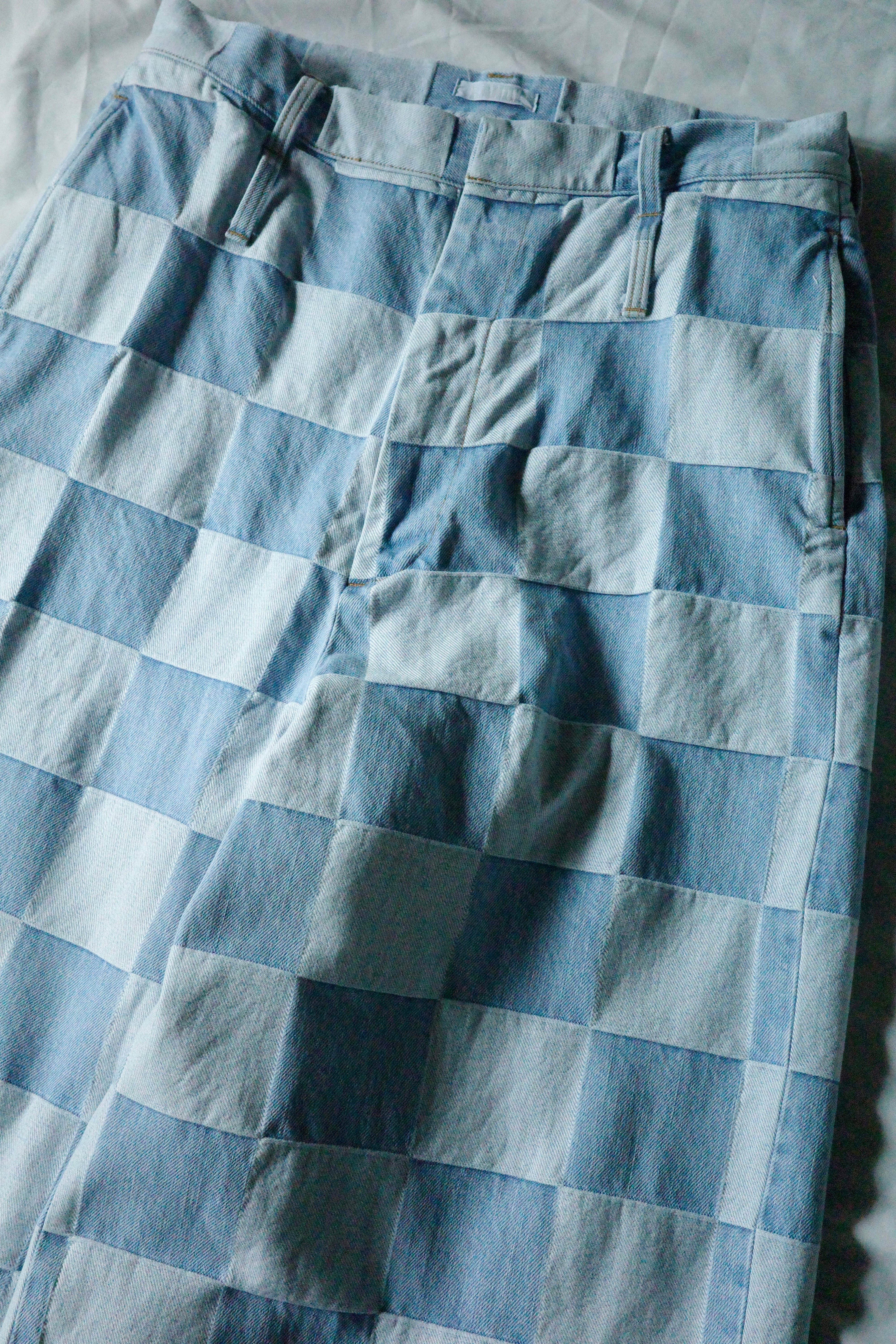RANDY STUFFED Check Denim パッチワーク　デニム RANDY 【STUFFED -Check Denim-】 | lloomm