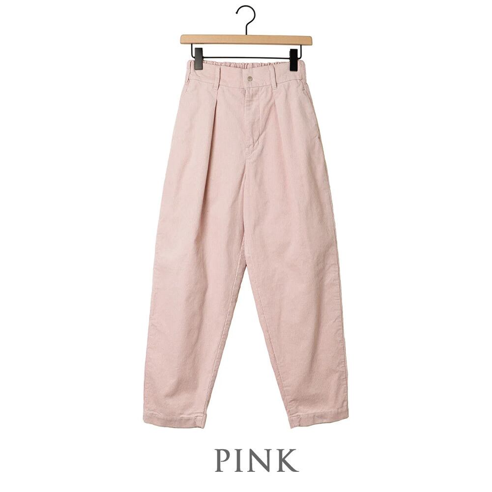 アンヌ amne / 14 コーデュロイ ボニートズ パンツ / ピンク パンツ