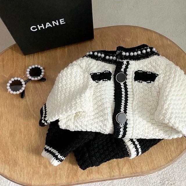 ネックパール♡ニットセーター　4378