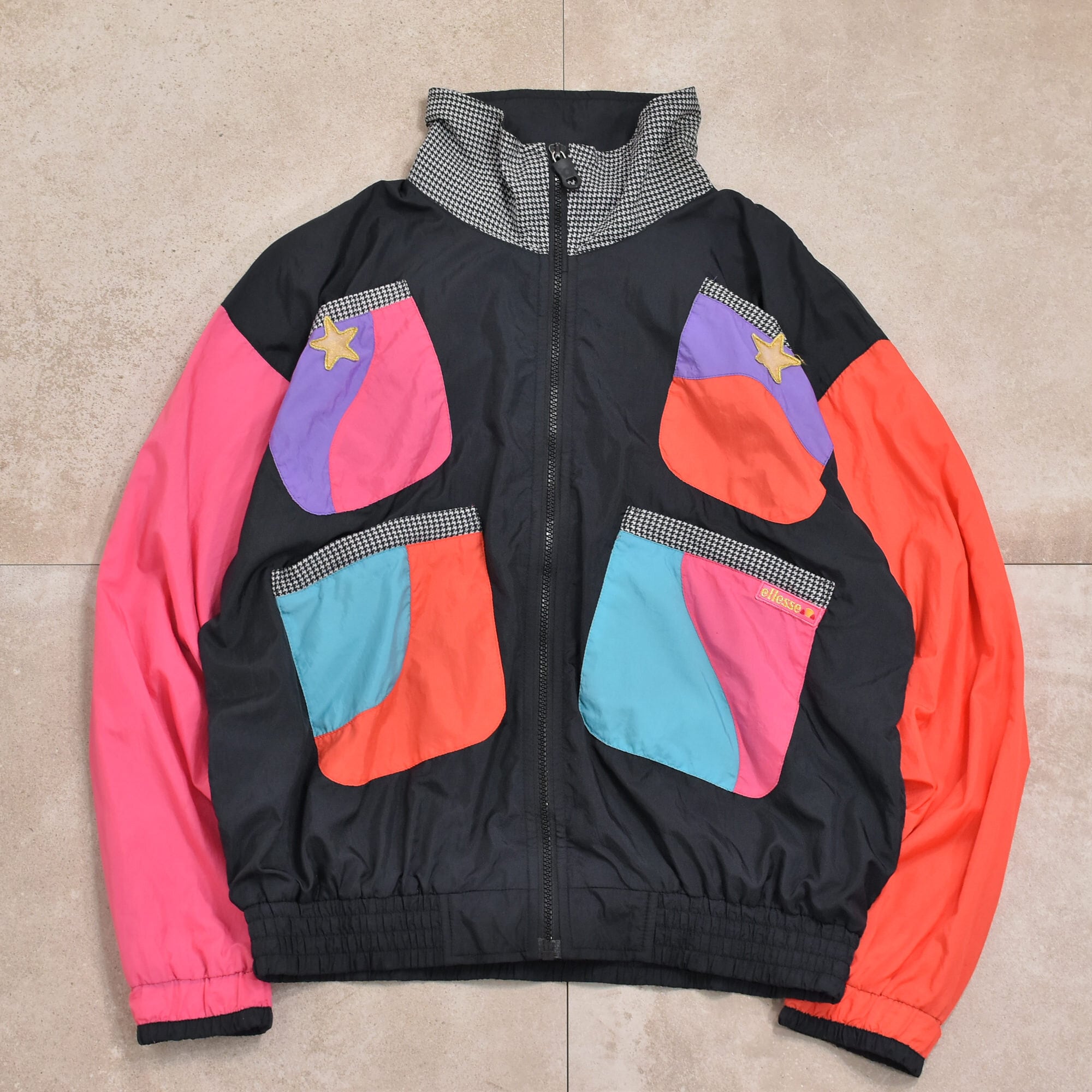 90s ellesse crazy pattern nylon jkt | 古着屋 grin days memory