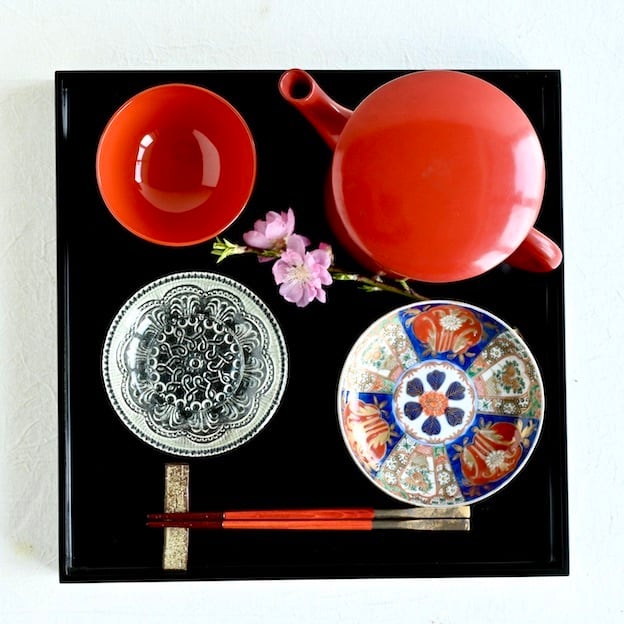 再入荷〉【42232】【44433】伊万里 ニシキ絵 小皿 明治/ Imari Plate