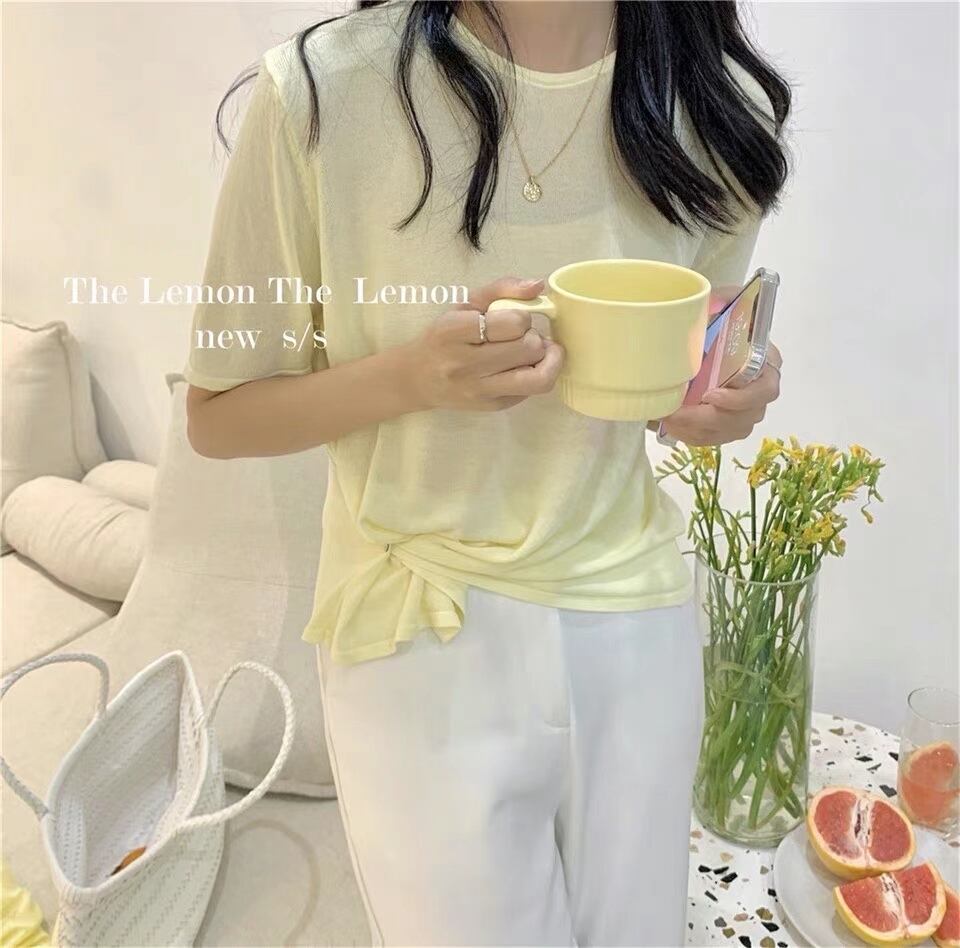 カシュクールオーバーTシャツ　AJ111-9008