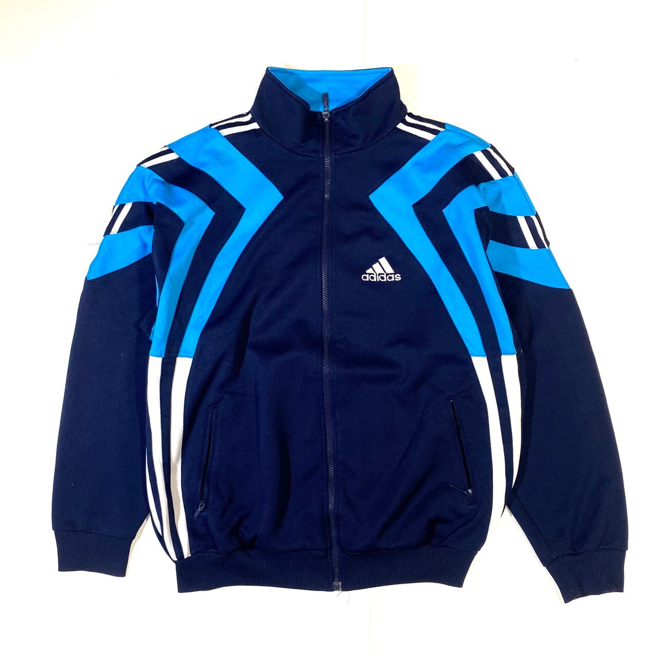 90年代 Adidas アディダス トラックジャケット メンズl ネイビー ターコイズブルー 90s 古着 ジャージ トラックジャケット Ws21 Cave 古着屋 公式 古着通販サイト 90年代 Adidas アディダス トラックジャケット メンズl ネイビー ターコイズブルー 90s 古着 ジャージ トラックジャケット Ws21 Cave 古着屋 公式 古着通販サイト