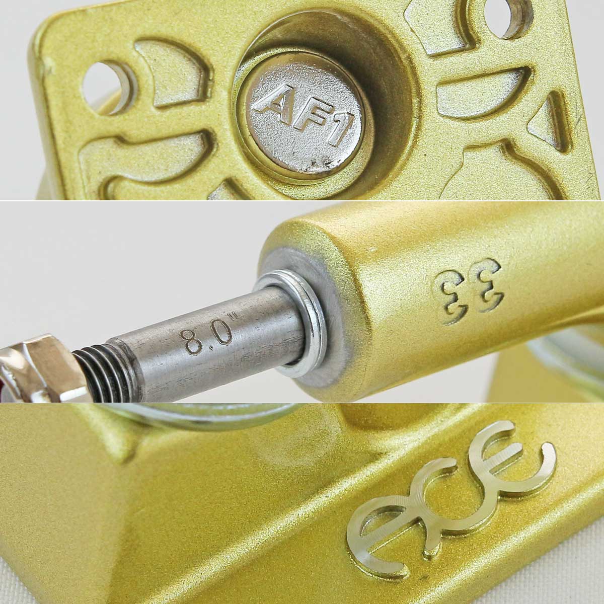 スケートボード ace truck AF1 33 GOLD Ace AF1 Truck Gold | Skate Warehouse
