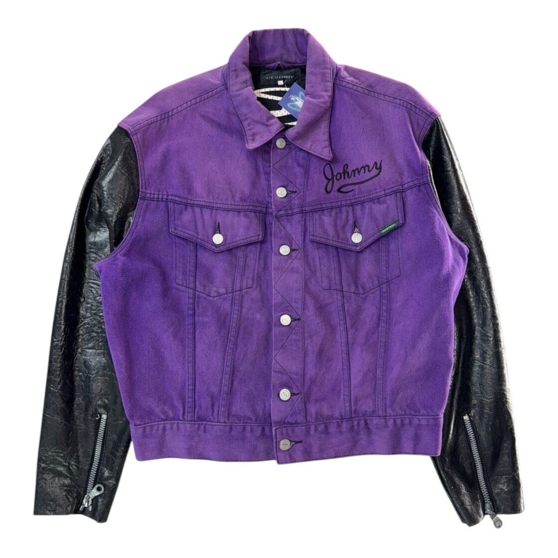 DESTROY ”leather purple jacket | Pay ID