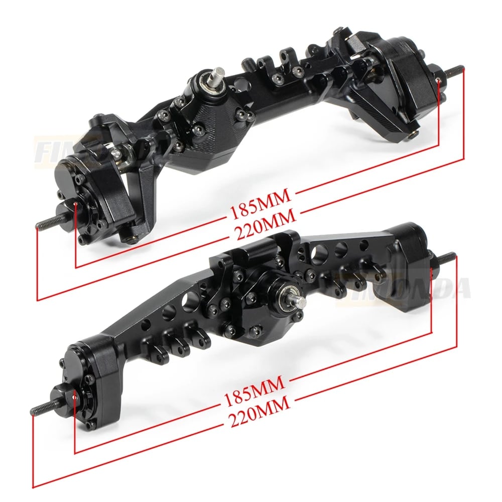 axial SCX10 走行無し ポータルアクスルセット スケールクローラー アルミニウム オフセット ポータル アクスル 1/10 RC カー クローラー
