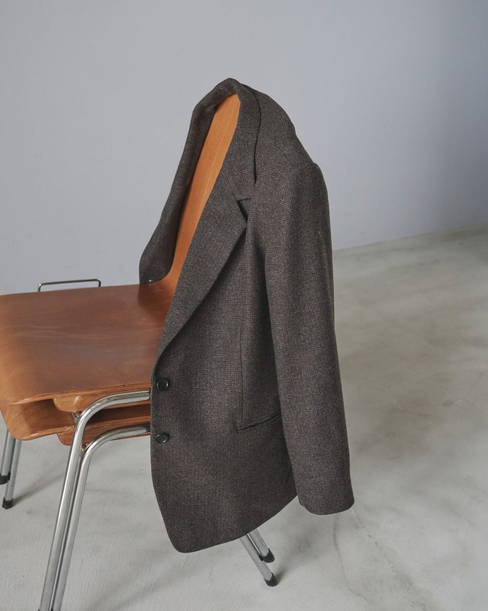 未使用 anuke Herringbone Wool Jacket【38】 ànuke】Herringbone Wool Jacket | LASHIC