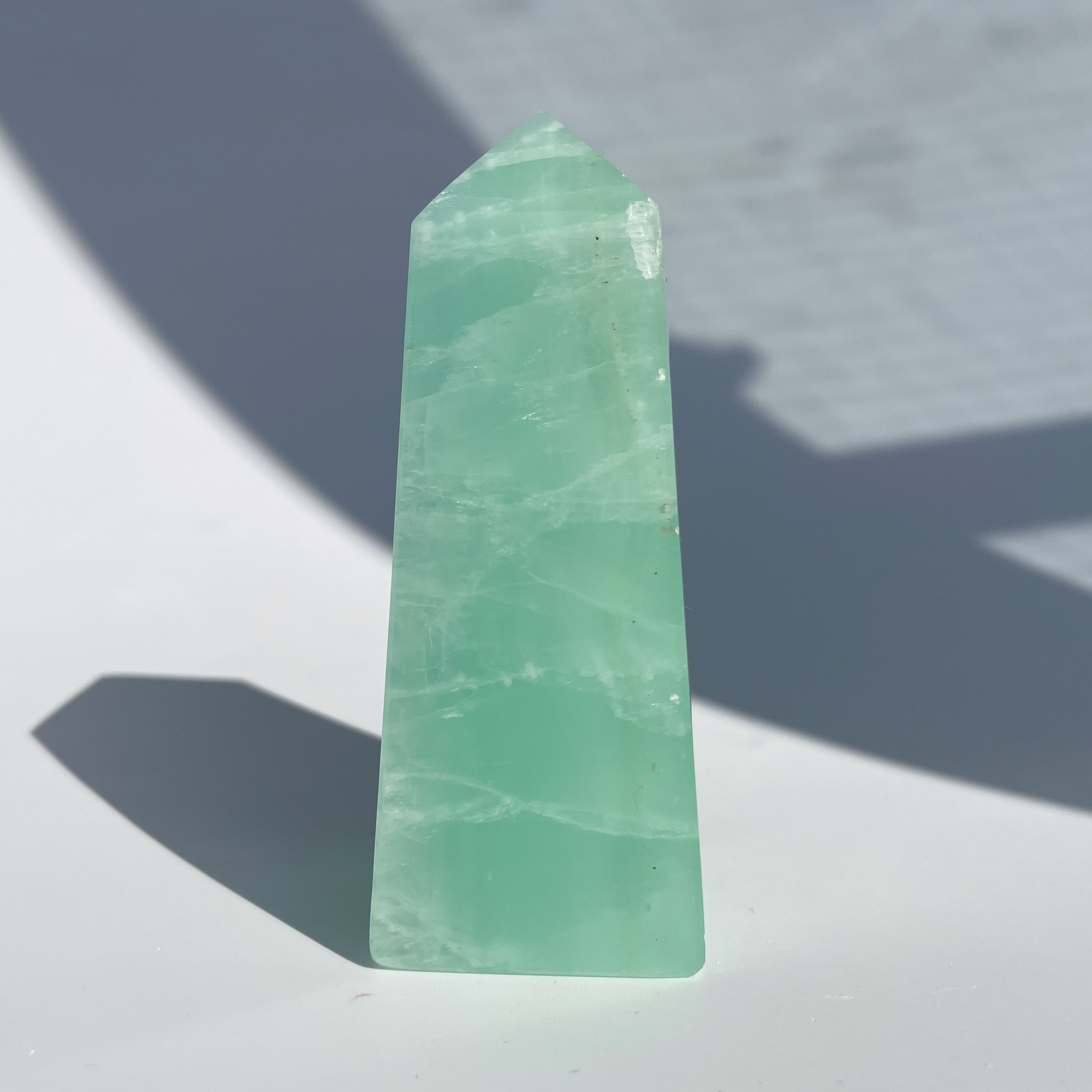 オーシャングリーンカルサイト タワー01◇ Ocean Green Calcite